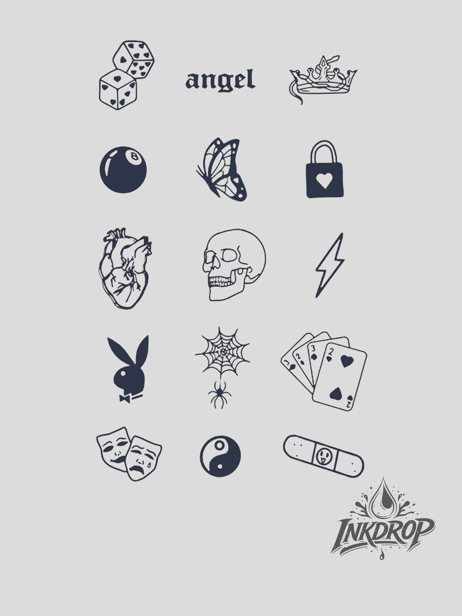 Colectie Simboluri (15 Tatuaje)